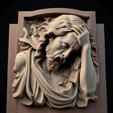 3D model st jesus (STL)